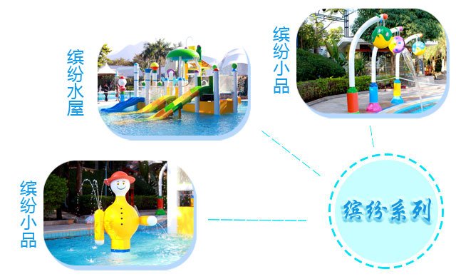 繽紛系列兒童水上樂園設備